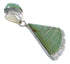 Genuine Sterling Silver Turquoise Southwest Pendant AX48956